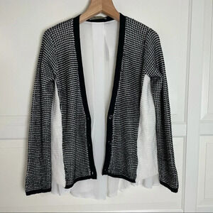 Finn & Clover cardigan black white medium 11377